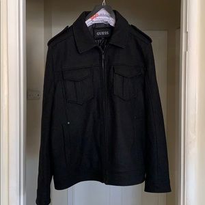 Men outdoor wool jacket